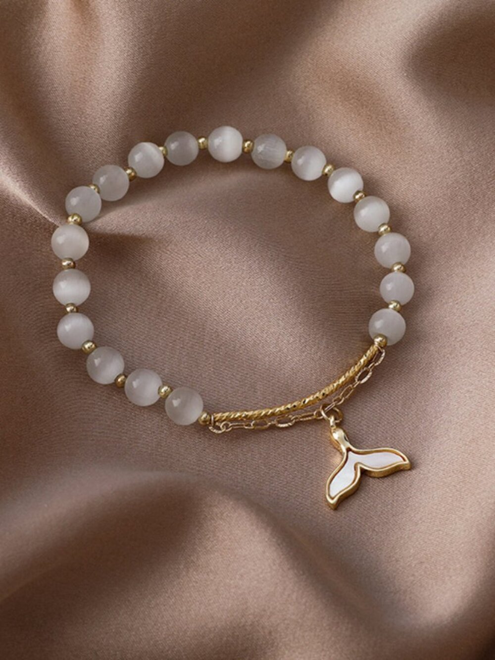 Crystal bracelet mermaid